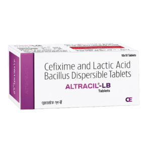Altracil-lb | Cefixime 200mg + Lactic Acid Bacillus | Alter Ego Pharmaceuticals