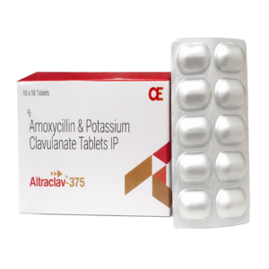 Altraclav-cv 375 | Amoxicillin 250mg  + Potassium Clavulanate 125mg | Alter Ego Pharmaceuticals