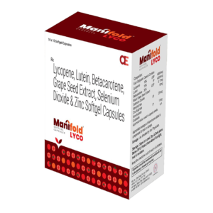 Manifold- Lyco (Sg Cap) | Lycopene + Lutein + Betacarotene + Grape Seed Extract + Selenium + Zinc | Alter Ego Pharmaceuticals