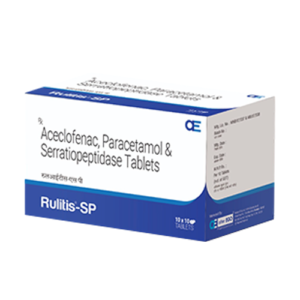 Rulitis-SP | Aceclofenac 100mg + Paracetamol 325 Mg + Serratiopeptidase 15 Mg | Alter Ego Pharmaceuticals