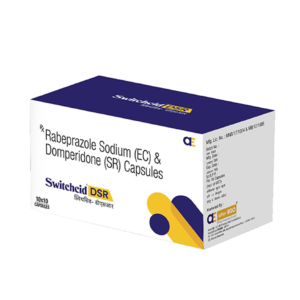 Switchcid-dsr | Rabeprazole 20mg (Ec)+ Domperidone 30mg (Sr) | Alter Ego Pharmaceuticals