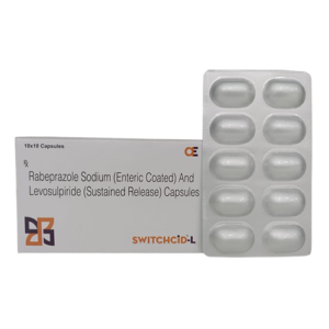 Switchcid-l | Rabeprazole 20mg(Ec)+ Levosulpiride 30mg (Sr) | Alter Ego Pharmaceuticals